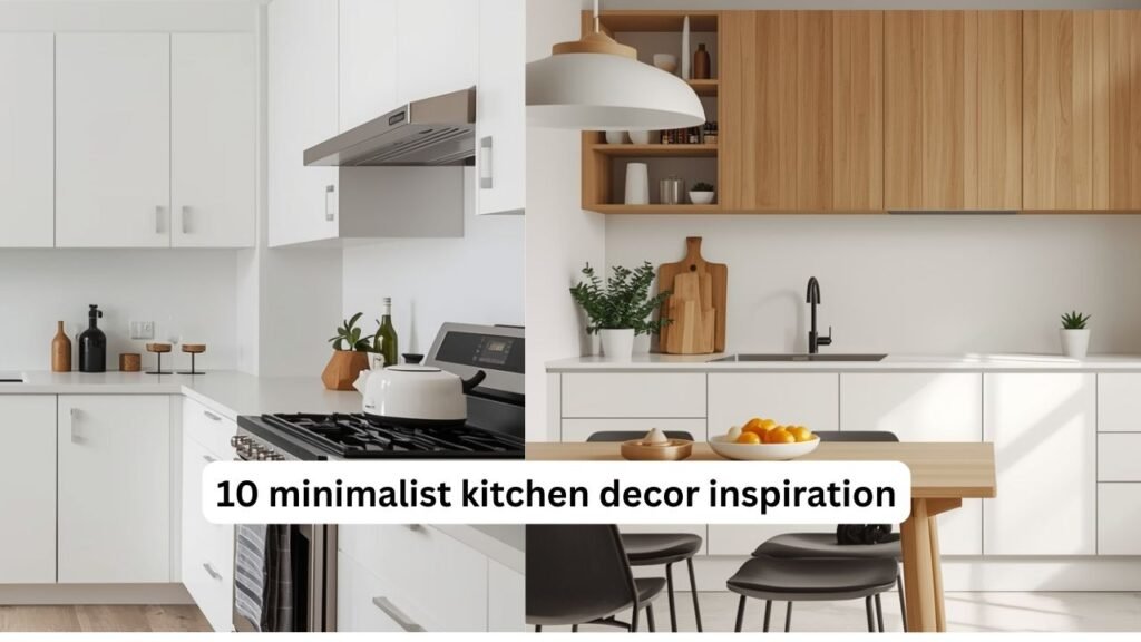 10 minimalist kitchen decor inspiration