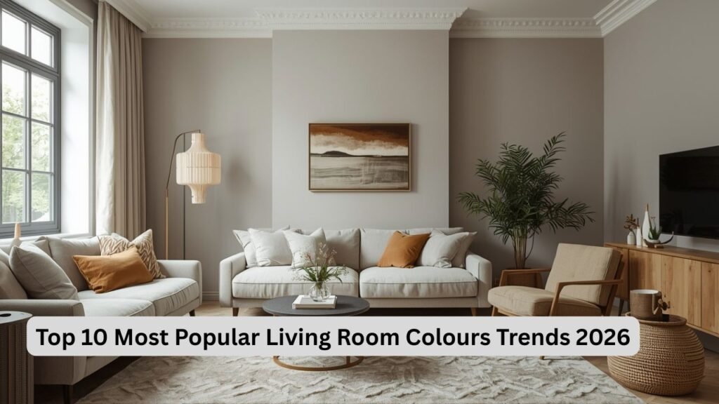 Top 10 Most Popular Living Room Colours Trends 2026