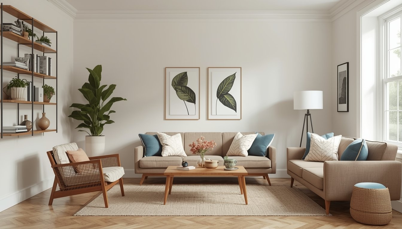 How to decorate living room with simple things – 10 ideas