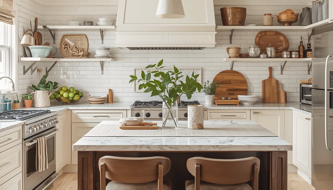 How to makeover a kitchen cheaply - 10 ideas.